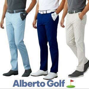 Alberto Golf Pants Lot/3 32x30 Rookie 3X DRY EU50 OekoTex Cool Germany/Brand